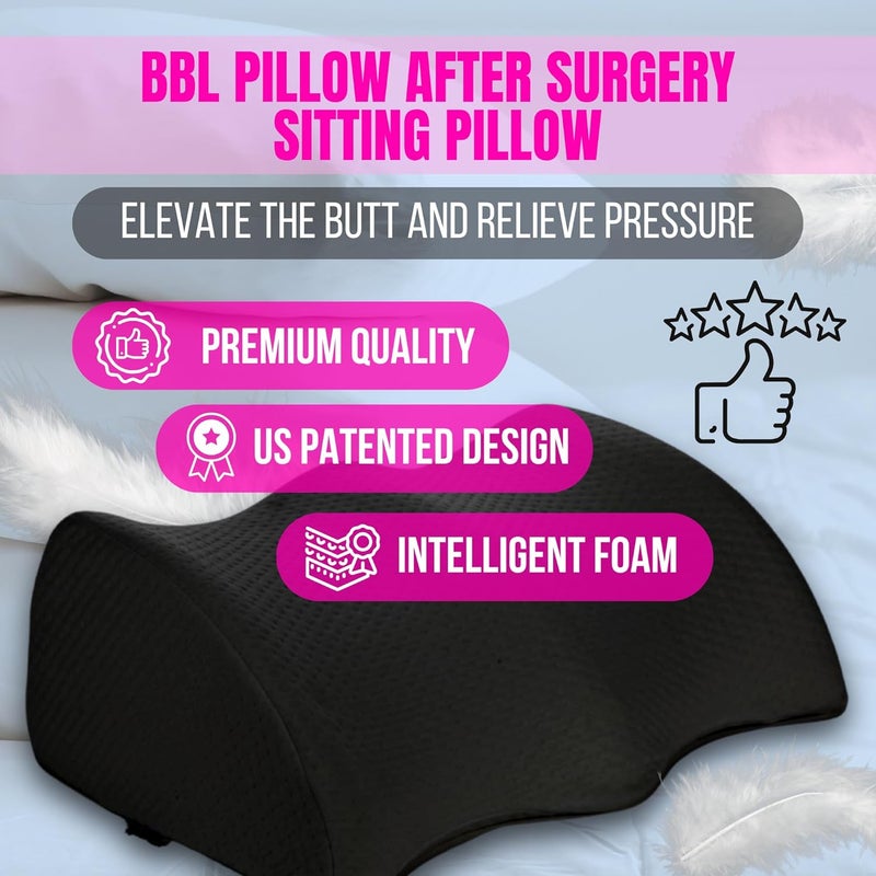 bombshell booty pillow XXL BBL Pillow After Surgery Lifting Cushions, Soft Brazilian Butt Lift Pillow After Surgery, Post Surgery Pillows BBL Recovery Must Haves, Butt Pillows for Sitting After Surgerys - Image 2